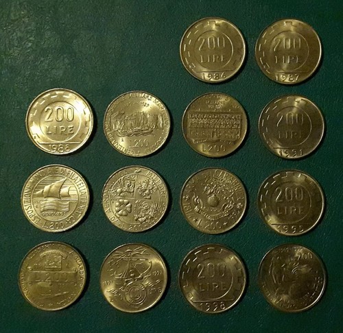Lotto monete 200 lire - lotto,