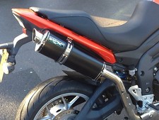 Triumph Tiger 1050 06- Silenziatore Stradale Tri Oval Nero, Can, Marmitta