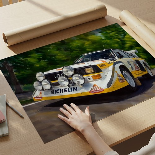 Poster classico anni audi - poster, 80