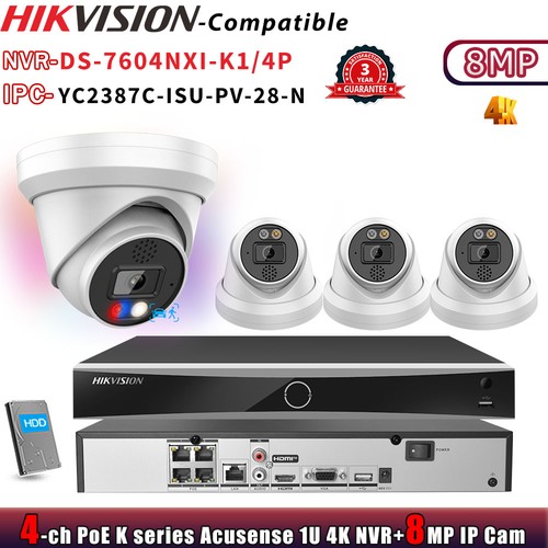 Hikvision 4ch nvr system - 4ch,