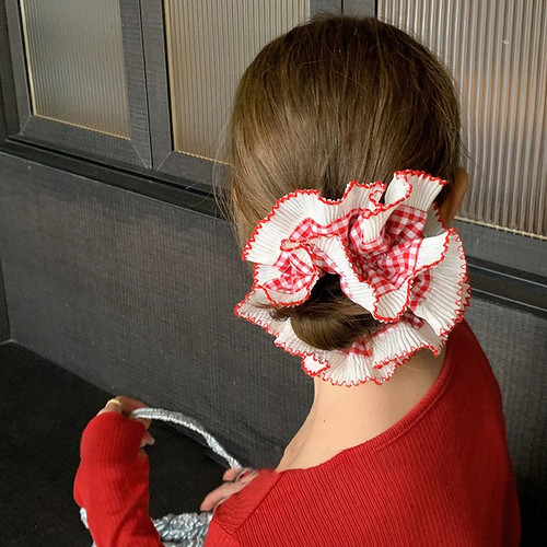 Scrunchies capelli bordo pizzo
