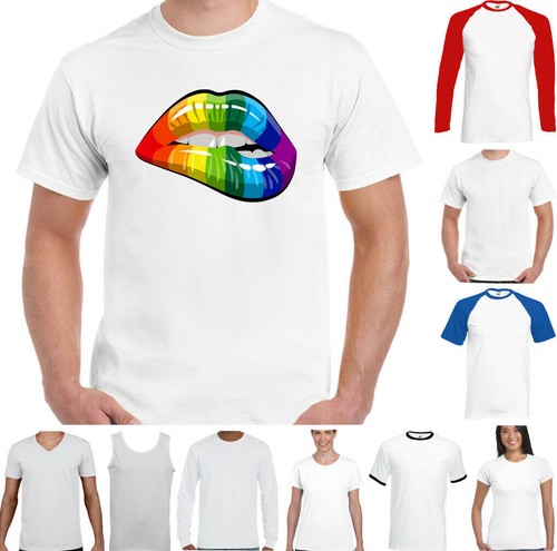 Lgbt shirt uomo labbra - t-shirt,