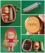 BAMBOLA Barbie PUBBLICITÀ❗giocattolo INCA COSMETICS?FIESTA astuccio VINTAGE 60❗
