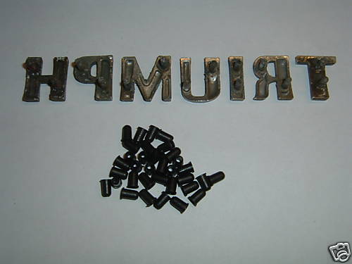 Triumph badge clip spitfire - badge,