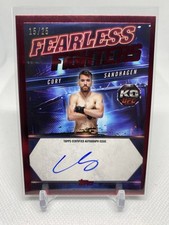 Autografo 2025 Topps Knockout UFC Cory Sandhagen Fearless Fighters rosso /25