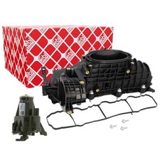 FEBI Collettore Aspirazione con Guarnizione Viti + Valvole Drill Bosch per MERCEDES