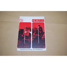 BIETRIEBSUNTERWEISUNG UND ISTANDHALTUNG SAME CENTAURO 57 PS DIESEL V MOTOR