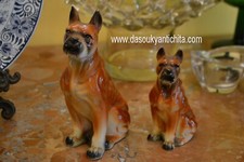 Coppia di statuine vintage