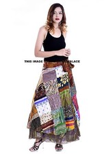 Gonna Lunga In Seta Vintage