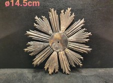 raggiera metallo santi  bambini Gesù  Madonna Maria statua ø14.5cm