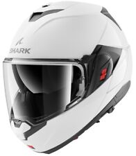CASCO MODULARE SHARK OXO WHITE BIANCO MENTONIERA 180° RIBALTABILE TG L