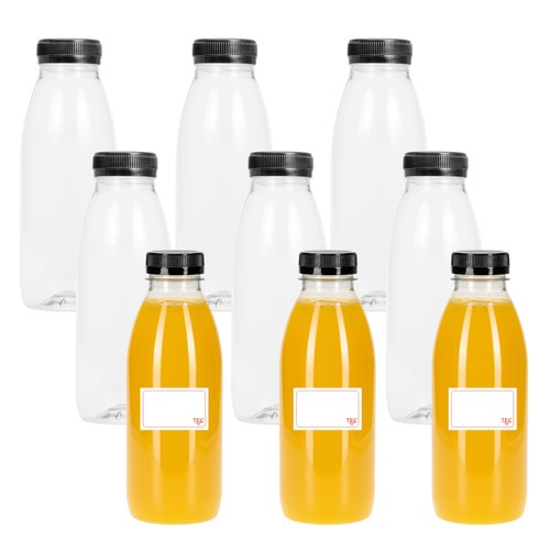 Bottiglie succo plastica - di,