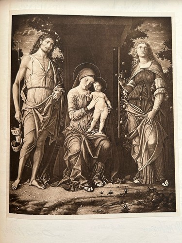 Stampa antica vergine - , e