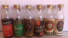 6 mignon vintage di liquore