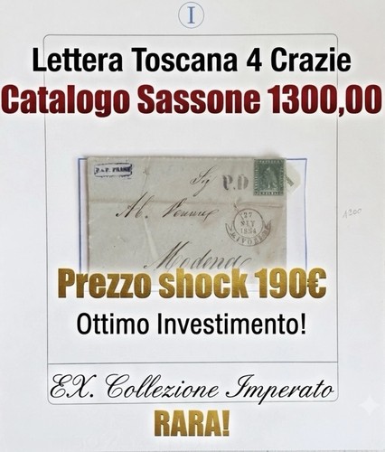 Lettera toscana crazie 1854 - 4,