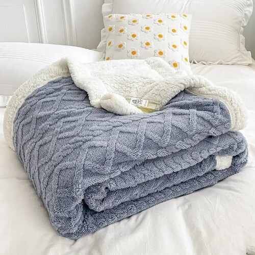 Coperta morbida quadri - a,