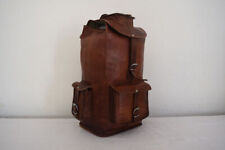 Zaino da uomo vintage in vera pelle per laptop personalizzato zaino borsa mes...