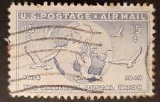 Francobolli USA Airmail Uccelli Globo 1949