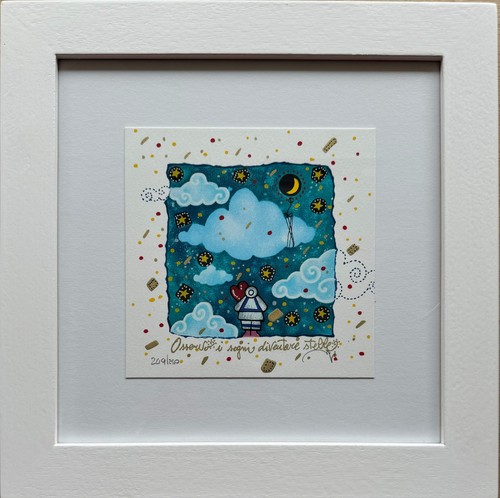 Opera incorniciata osservo i - incorniciata:,