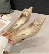 Decolte scarpe donna oro