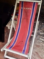 Sdraio Spiaggia Storica Bagni.Toscana Vintage Originale Epoca Arredo giardino