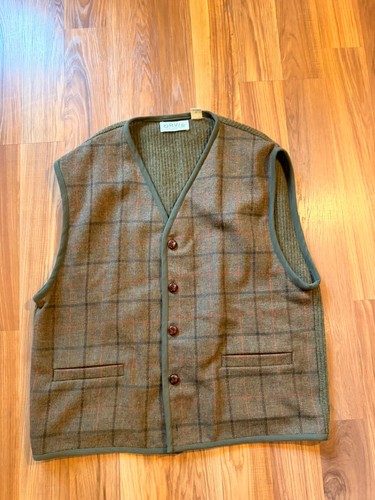 Gilet orvis verde tweed - gilet,