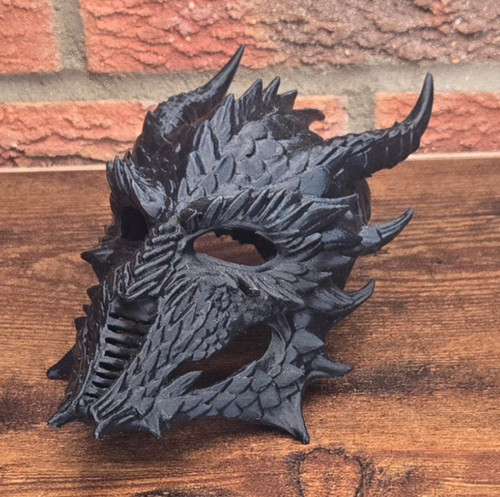 Ornamento maschera drago oni - ornamento,