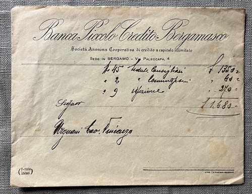 Vecchia busta banca piccolo - vecchia,