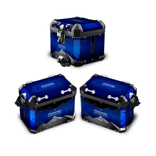 Kit adesivi valigie alu - alu, 2°