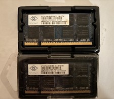 2x Nanya 1GB 2Rx8 PC2-5300S