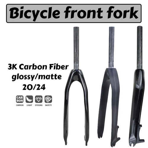 Forcella bici rigida carbonio