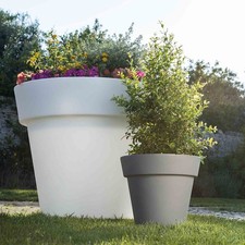 Vaso resina alto begonia tondo - alto,