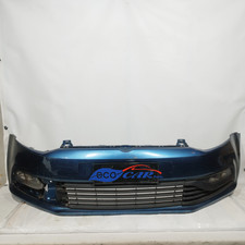 Paraurti anteriore blu Volkswagen Polo 2014 ecoAC11747