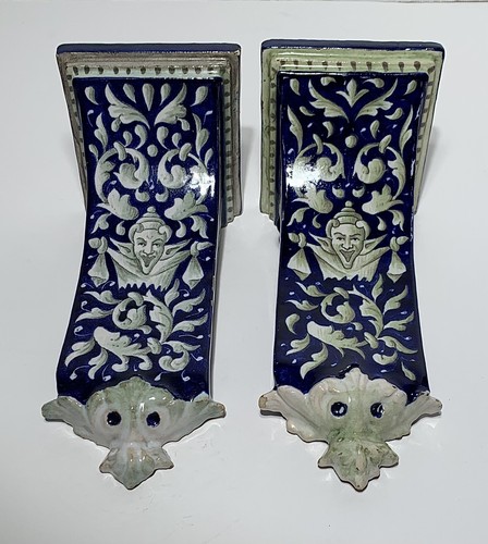 Antica coppia mensole staffe - antica,