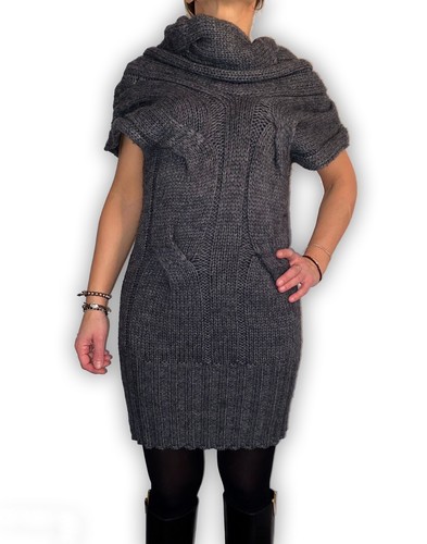 Abito donna lana smanicato - abito,