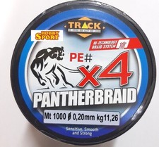 PANTHER BRAID 4X RED 1000 MT