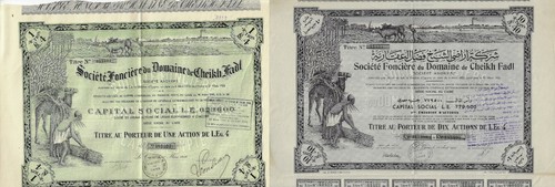 Egitto societe fonciere du - egitto:,