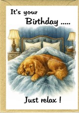 Biglietto Compleanno Cocker