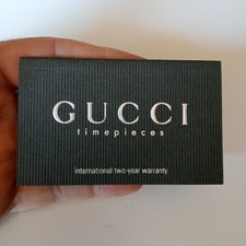 Gucci, Original Booklet -