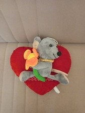 Peluche topo con grande cuore - peluche,