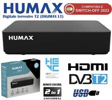DECODER RICEVITORE DIGITALE TERRESTRE T2 HEVC H.265 HUMAX DIGIMAX LT-HD 2020T2