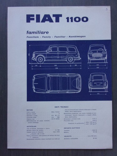 Fiat 1100 station wagon - fiat,