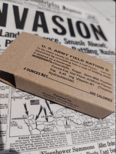 Ww2 ration 4oz chocolate - k-ration,