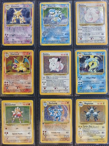 Complete pokemon card base - card,