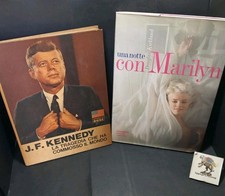 N. 2 libri Una notte con Marilyn + Kennedy La tragedia che ha commosso il mondo