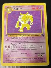 Carta Pokemon Hypno 23/62 Prima Edizione Ita set Fossil