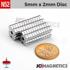 5mm x 2mm N52 Super Strong