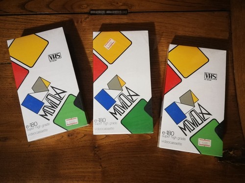 Lotto videocassette vergini - lotto, 3