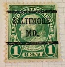 Timbre benjamin franklin 1 - us,
