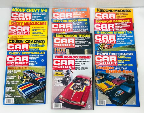 Lot car craft magazines - of,